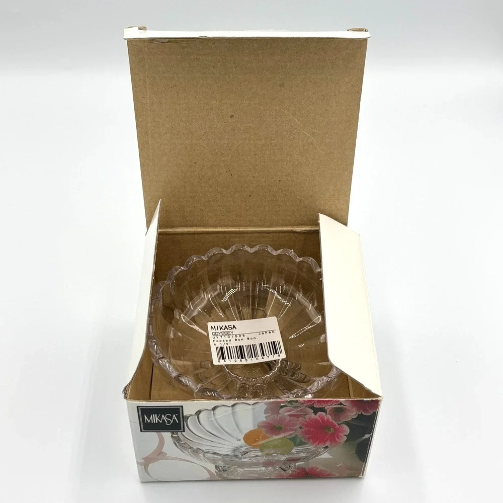 Mikasa ODYSSEY Footed‎ Bon Bon Candy Dish New Retired WY710/526